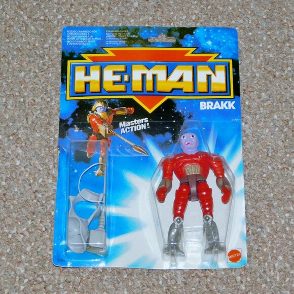 Mattel Other - Vintage 1989 Mattel New Adventures of He-Man Brakk Figure MOC Brand New